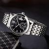 Новые роскошные мужские часы высшего бренда с коробкой, водонепроницаемые модные мужские механические часы