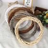 2026 Latest Models Wooden Wreath Handwoven DIY Making Materials for Front Door Wall Hanging Spring Summer Home Decor Wooden