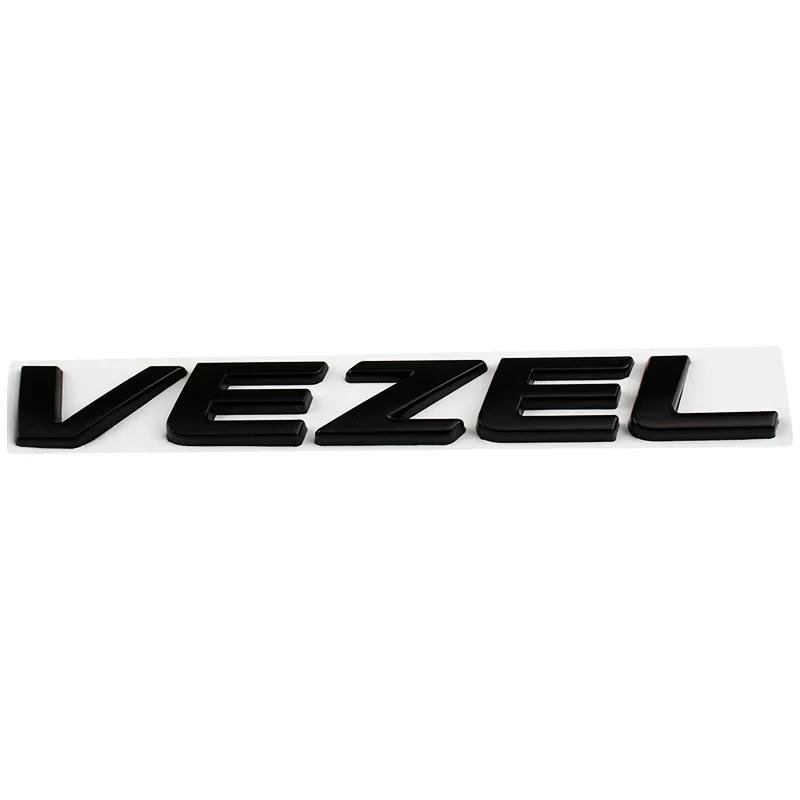 MPC4 Metal 3D Car Sticker Body Side Badge Styling for Honda Vezel Logo 2023 2019 2021 2020 Auto Rear Trunk Emblem Decals Accessories