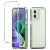 Для Motorola Moto G54 5G Чехол Акрил+ТПУ 3-в-1 Прозрачный Чехол для Телефона