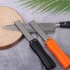 Double Sided Folded PocketSharpener Diamond Knife Coarse Diamond Sharpening Stone 400 Grit Foldable Knife Sharpener Gritstone