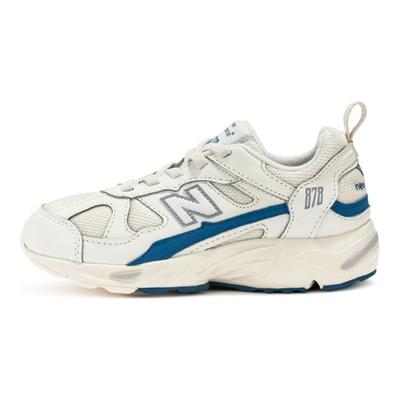 NB 878 Синтетическая кожа Удобные низкие повседневные кроссовки для бега Детские кроссовки Молочно-белый PV878KSA