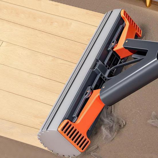 Швабра с 2 супервпитывающими губками, сменными стержнями для швабры, длинная ручка, эргономичный дизайн, маленькая самосжимающаяся швабра для чистки пола