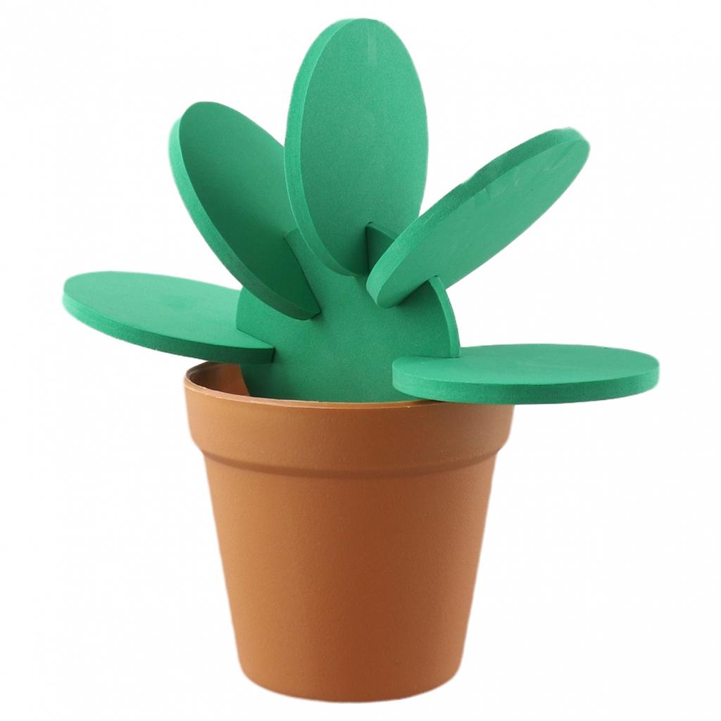 Набор подставок с креативным дизайном и подставкой в виде цветочного горшка для хранения, для декора стола