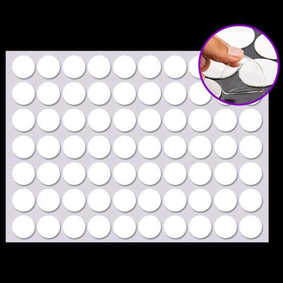 Прозрачная съемная шпатлевка, двухсторонняя, «сделай сам», широко используемая, высокая прозрачность, сильная вязкость, без следов, липкие точки