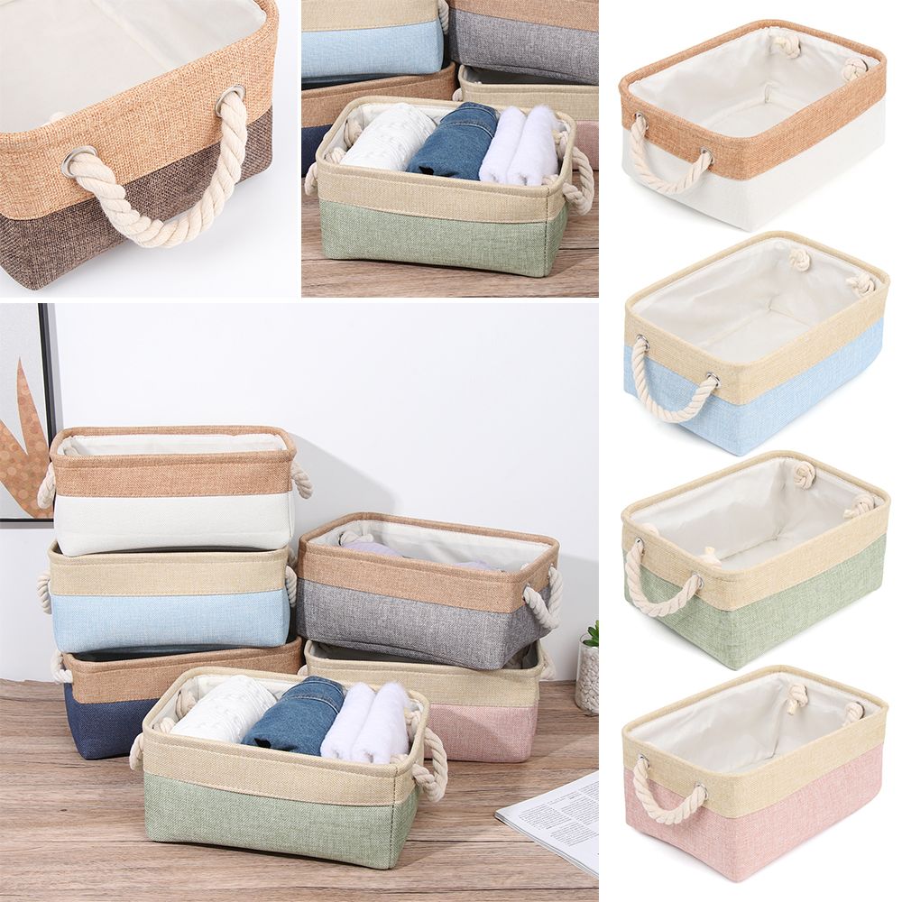 Bedroom Folding Baby Toys Home Supplies Organizer Box Sundries Sorting Basket Storage Basket