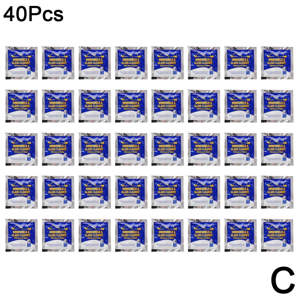 10/20/40/100 шт. Очиститель лобового стекла автомобиля Автомобильная шипучая таблетка Стекло Вода Твердый Очищающий Концентрированные Таблетки Моющее средство