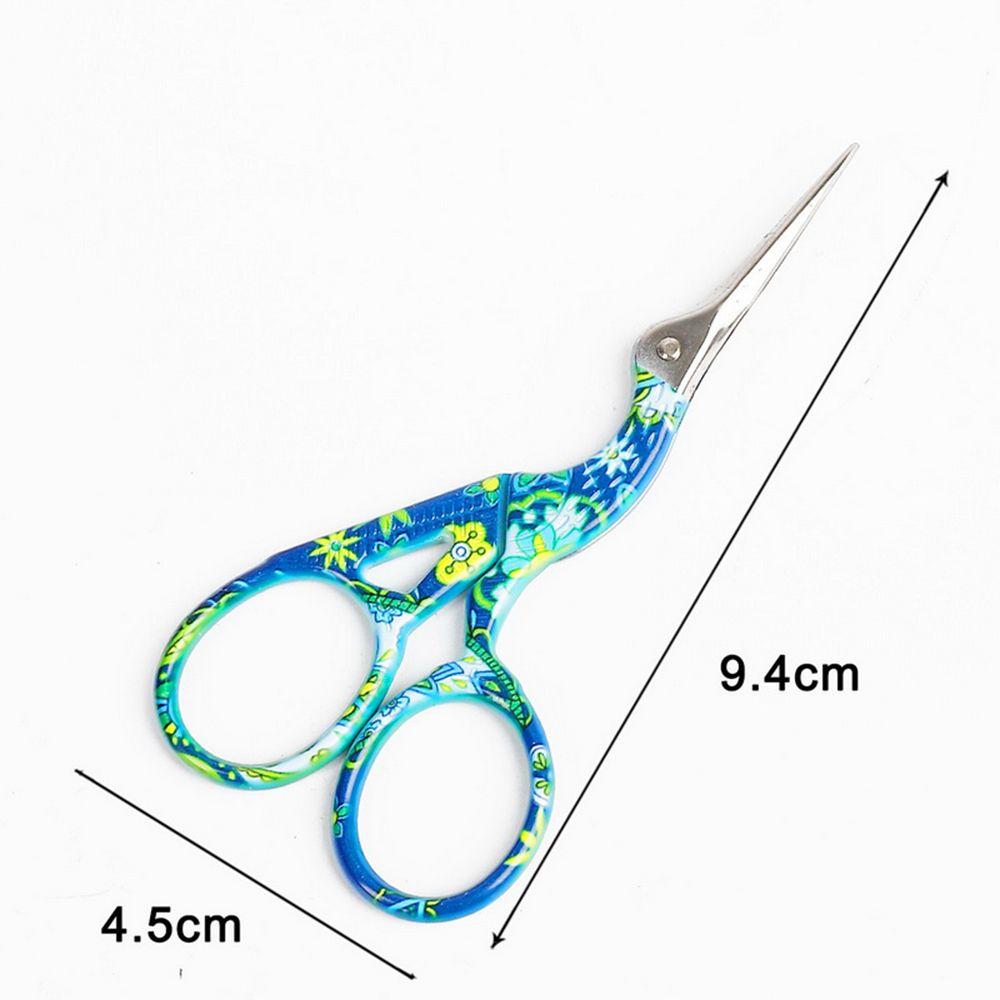 Винтажные Вышивка Аист Птица Ногтевой Дизайн Резаки Швейный Инструмент Портновские Ножницы Ножницы Ножницы