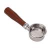 58mm Bottomless Portafilter 2 Ear Stainless Steel Wood Handle Detachable Coffee Machine Accessory