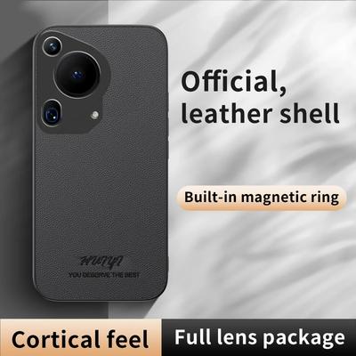 Кожаный чехол для Huawei Pura 70 Ultra Pro Plus P60 P50 P30 P40 Pro Lite 5G Mate 60 50 40 30 Pro Plus Роскошный магнитный чехол для телефона