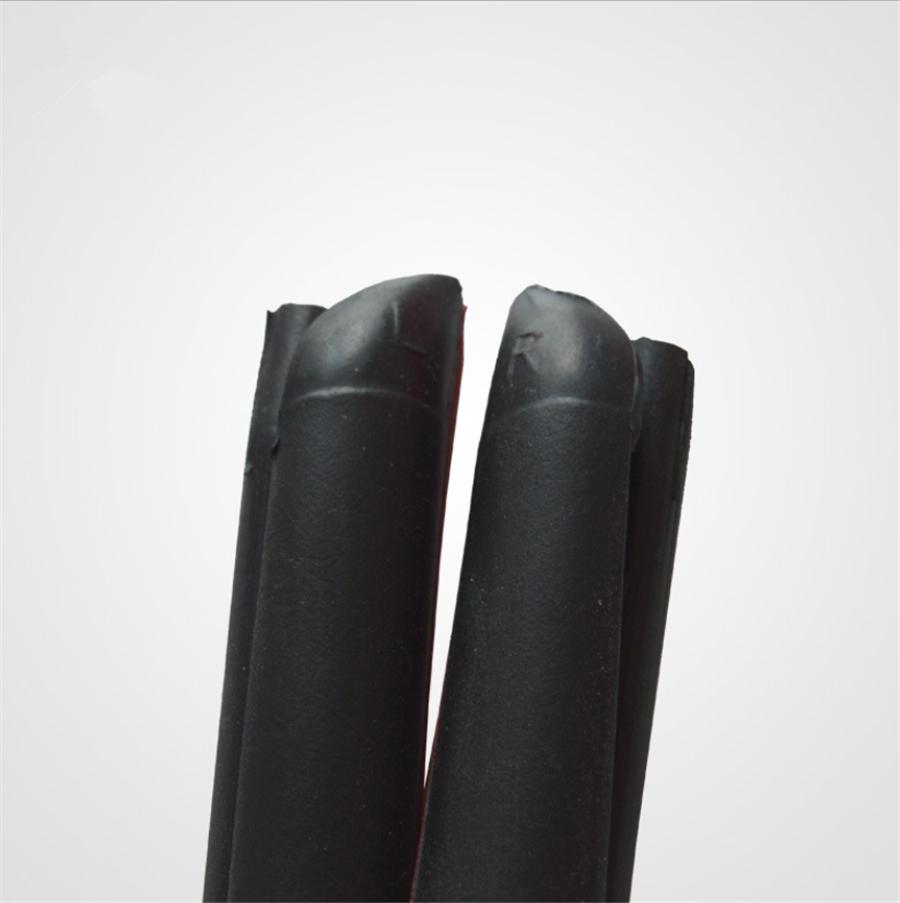 2X80см Резиновая уплотнительная лента типа B для стойки B автомобиля, шумоизоляционная, пыленепроницаемая, резина EPDM 3M