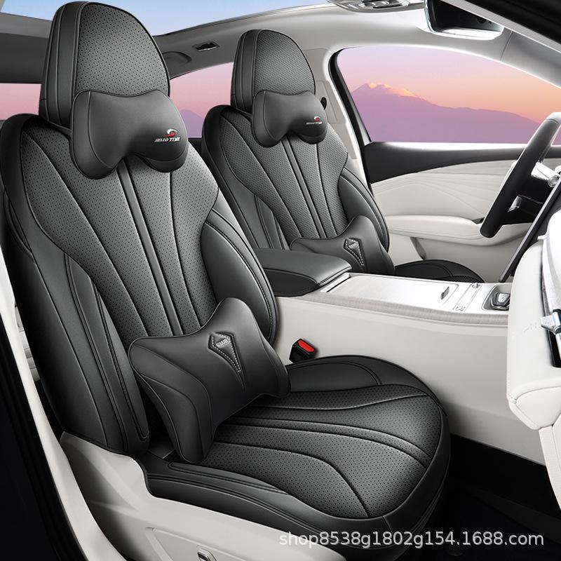 Чехлы для сидений Geely Xingrui L из перфорированной кожи — подходят для 24 моделей, полностью объемные, всесезонные.