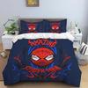 New Spider-Man printed bedding set, cartoon pattern duvet cover and pillowcases, single/double sheet set.