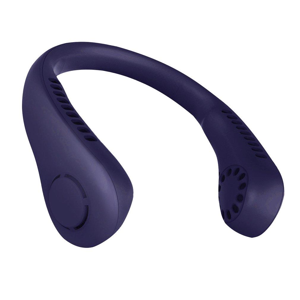 2022 Портативные безлопастные подвесные вентиляторы Перезаряжаемые через USB безлистные мини-вентиляторы для шеи Кондиционер Охлаждающие носимые вентиляторы с шейным ремешком