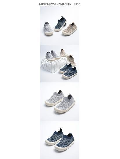 Весенне-Летние Детские Слипоны из Сетчатого Flyknit - Повседневные Унисекс с Мягкой Подошвой из ТПР