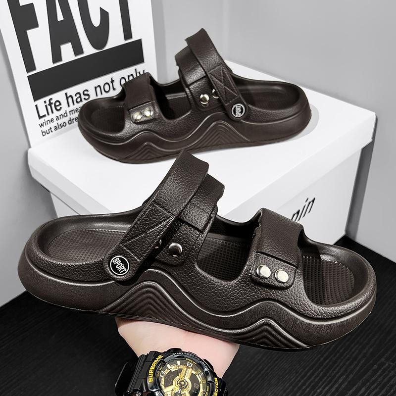 Модные высококачественные нескользящие повседневные тапочки для пары, летние мужские сандалии, классические сандалии, мужские уличные шлепанцы, женские сандалии