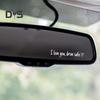 Наклейки I Love You Drive Safe на зеркало заднего вида виниловая наклейка для женщин водонепроницаемая декоративная наклейка на автомобиль аксессуары для автомобиля