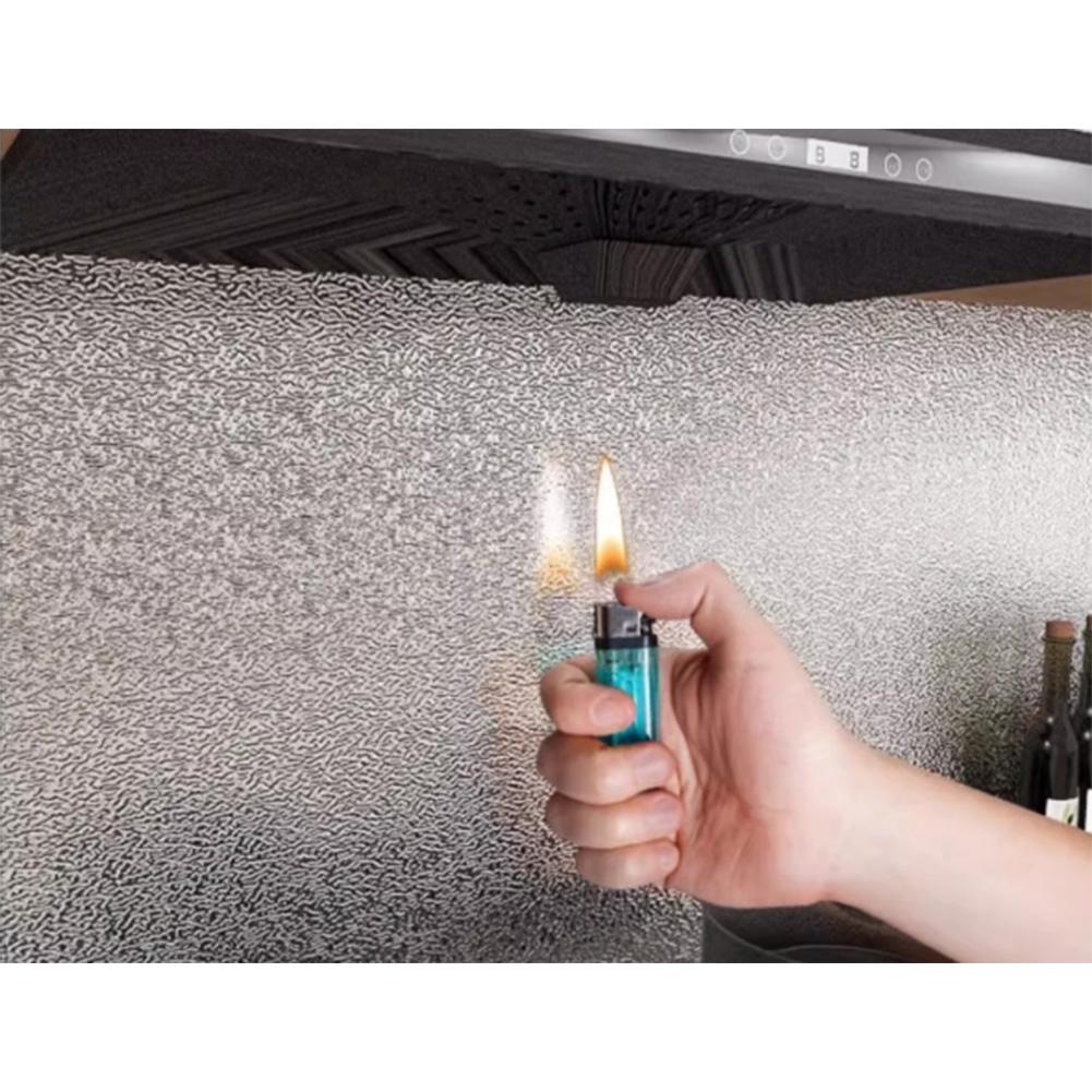 Self Kitchen Wall Film Foil Oilproof and Waterproof for Protecting Surfaces Like Splashbacks Counters and Dishwashers