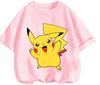 2026 Summer Round Neck T Shirt Pikachu Cute Cartoon Print Casual Street Style Kids Boys Girls 3 14 Years Lightweight Daily