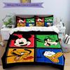 3pcs set Mickey Mouse, Goofy, Pluto Bedding Set with Duvet Cover+Pillowcases, All-Season Polyester, Zipper Closure63