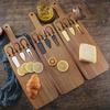 Набор досок для сыра из акации, нож для сыра, разделочная доска для сыра, разделочная доска для стейков, нож для сыра
