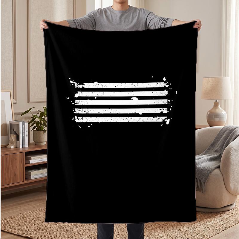 BIGBANG Soft Warm Flannel Blankets Comfortable Blanket for Home Decoration Gifting