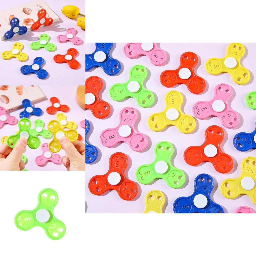 Creative Expression Bearingless Plastic Fingertip Gyroscope Children Toy For Stress Relief And Focus