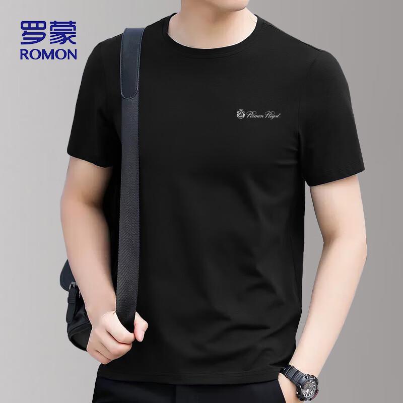 Romon Men's Lightweight Ice Silk Short Sleeve T-Shirt