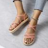 Women's Fashion Trend Anti-slip Wear Strap Flat Sandals