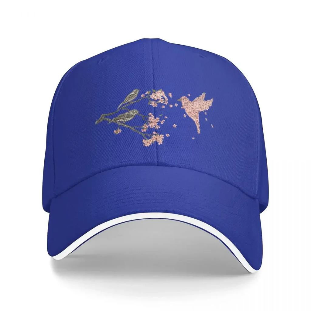 Blossom Bird Cap Fashion Casual Baseball Caps Adjustable Hat Hip Hop Summer Unisex Baseball Hats Customizable Polychromatic
