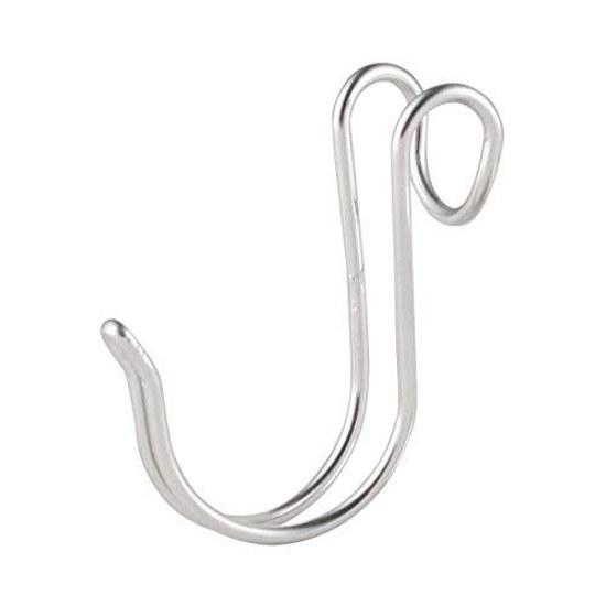 Крючок Muji из нержавеющей стали Маленький 3 шт. Диаметр 12,5 см Серебристый