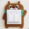 Dust Protective Silicone Switch Sticker Animal Decoration Stickers Luminous Switch Cover  Room
