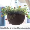 Self Watering Hanging Planters Indoor Outdoor Thickened Hanging Basket Flower Pot with Water Level Indicator Hanging Plant Pot for Cacti Herbs
