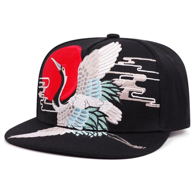 Молодежные бейсболки-снэпбэки с принтом в китайском стиле, задающие тренд, весенне-осенние, для улицы, регулируемые, повседневные, шляпа от солнца