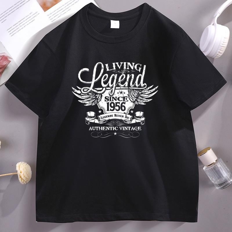 Since 1956 70th Birthday T Shirt Vintage Unisex Cotton Short Sleeve Tshirt High Quality Round Neck Printed Tee Shirts Male Tops