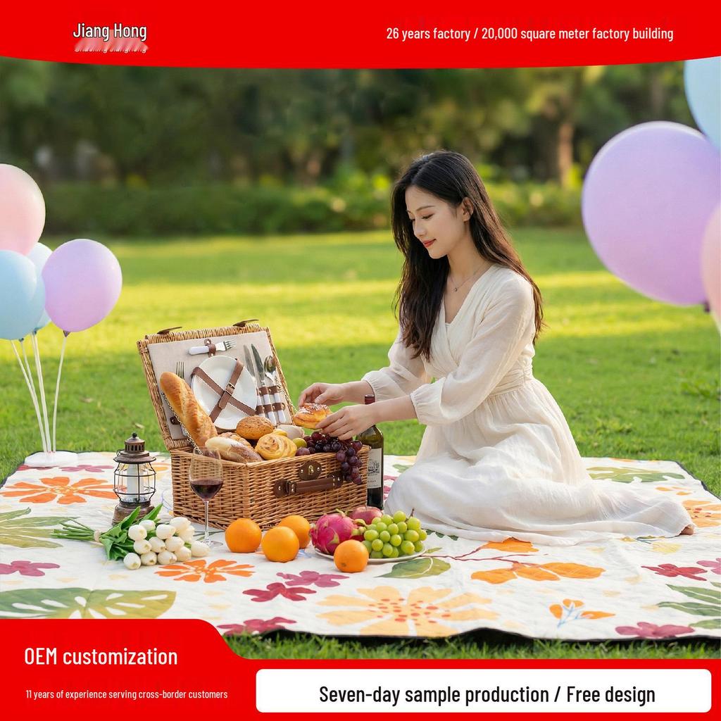 Oversized Waterproof Beach & Picnic Mat - Foldable, Thickened PEVA for Outdoor Use