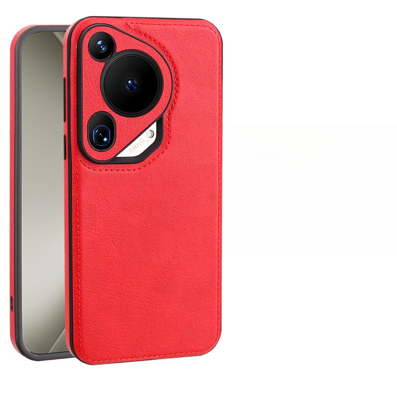 Suitable for Huawei Pura70ultra Mobile Phone Case Leather P70 Full Coverage 70pro + Business Men's Anti-fall Leather Case