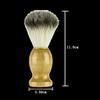 (Бризанд) Мужская кисть для бритья Bear Brush Best Badger Hair Shave Wood Razor Barber Tool