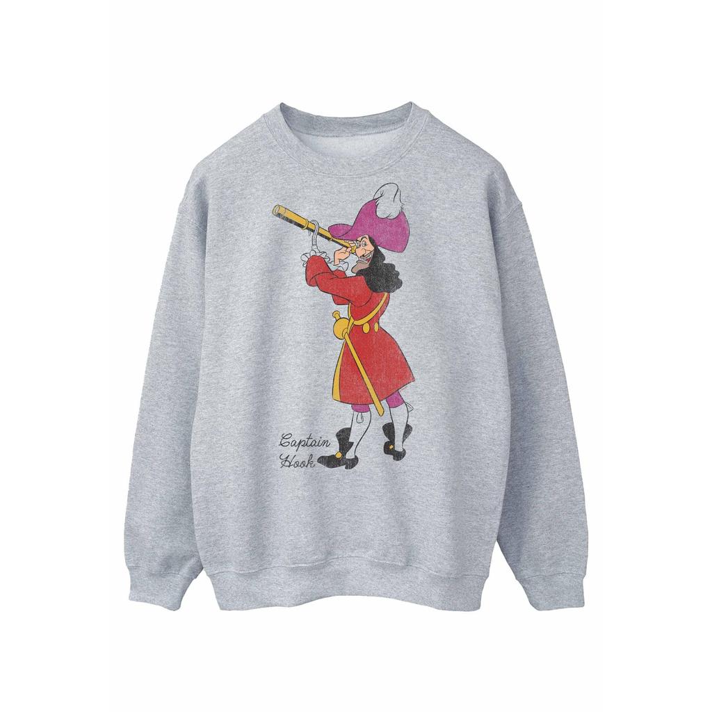 Peter Pan Мужская классическая толстовка Captain Hook Heather