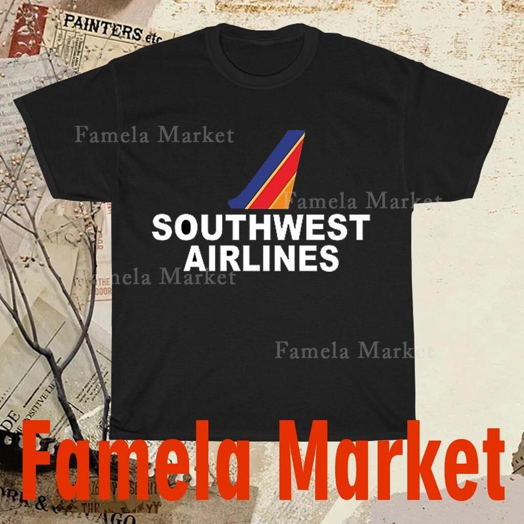 Southwest Airlines Logo TEE T-Shirt Funny American Size S to 5XL T-Shirt