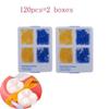 120pcs/2 Boxes Dental Elastic Rubber Fixing Wedges Matrix Matrices Dam Composite