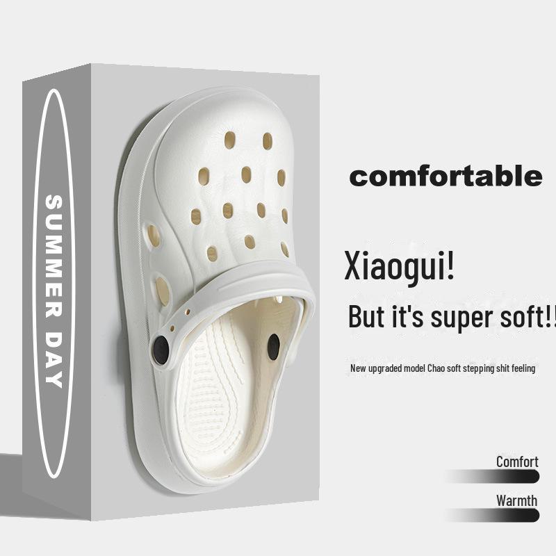 Сандалии двойного назначения на толстой подошве Baotou Summer для мужчин и женщин - обувь для спорта на открытом воздухе и пляжного отдыха