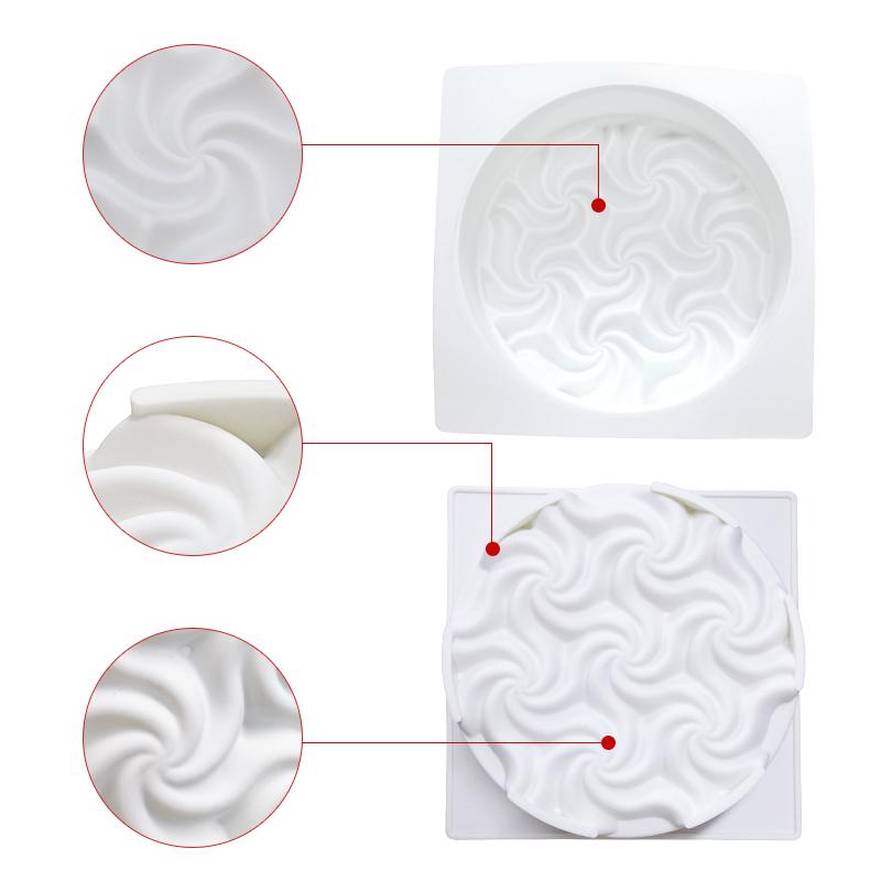 Silicone Mould Flowers Cake Mold For Baking Dessert Art Mousse Silikonowe Moule Pastry Chocolate Pan