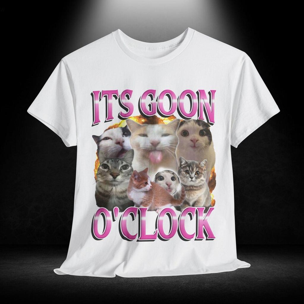 ts Goon OClock Cat Shirt Funny Cat Shirt Ironic Cat Shirt Gen Z Shirt Gooning Shirt Goon Shirt Never Goon Shirt