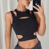 European and American Street Fashion Sexy Irregular Fake Two Off the Shoulder Camisole Vests