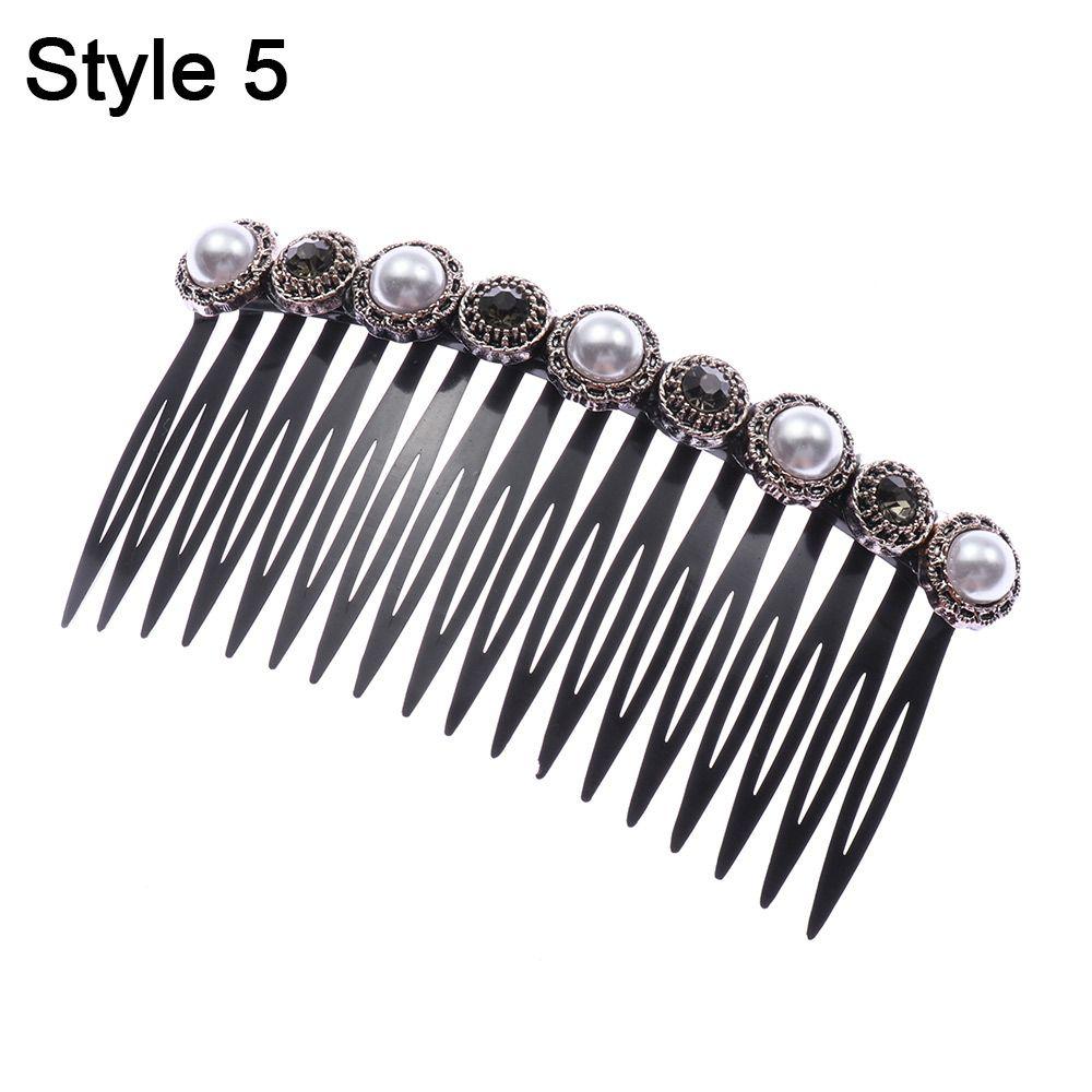 Аксессуары для волос для девочек Головные уборы Стразы Пуговицы Челки Шпильки Вставленные гребни для волос Заколки для волос