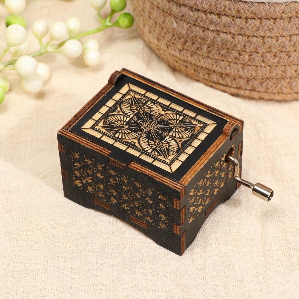 День Классика Ты Мое Солнышко Антикварные Гравированные Музыкальные Шкатулки Деревянная Ручная Музыкальная Шкатулка