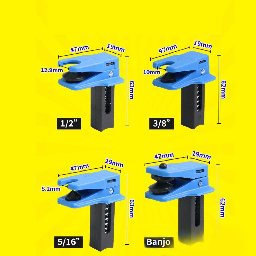 4pcs DIY Auto Brake Tool Fluid Control Car Brake Line Clip NEW Fluid Stop Clamp Set  Car Accessories