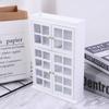 1/12 Dollhouse Miniature Furniture White Kitchen Dining Cabinet Display Shelf