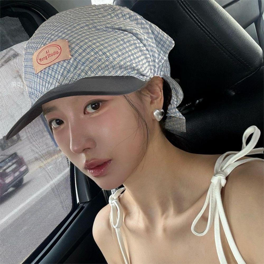 Шарф Y2K Кепка с козырьком Хлопковая треугольная косынка Шапка Модная косынка Y2K Бейсболка Велоспорт